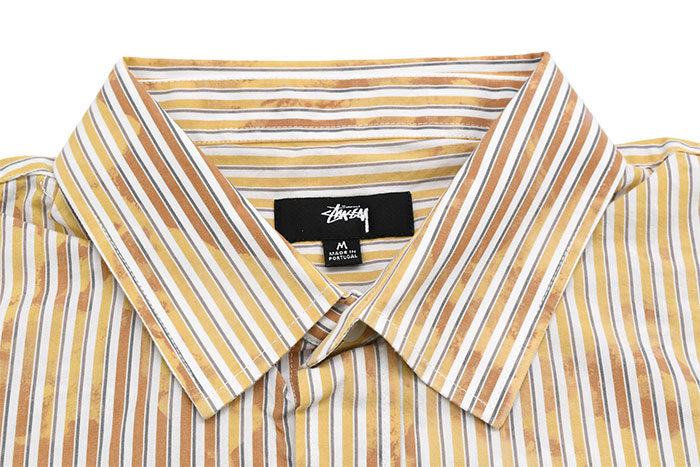 STUSSY ステューシー シャツ 長袖 メンズ Bleached Classic ( shirt  