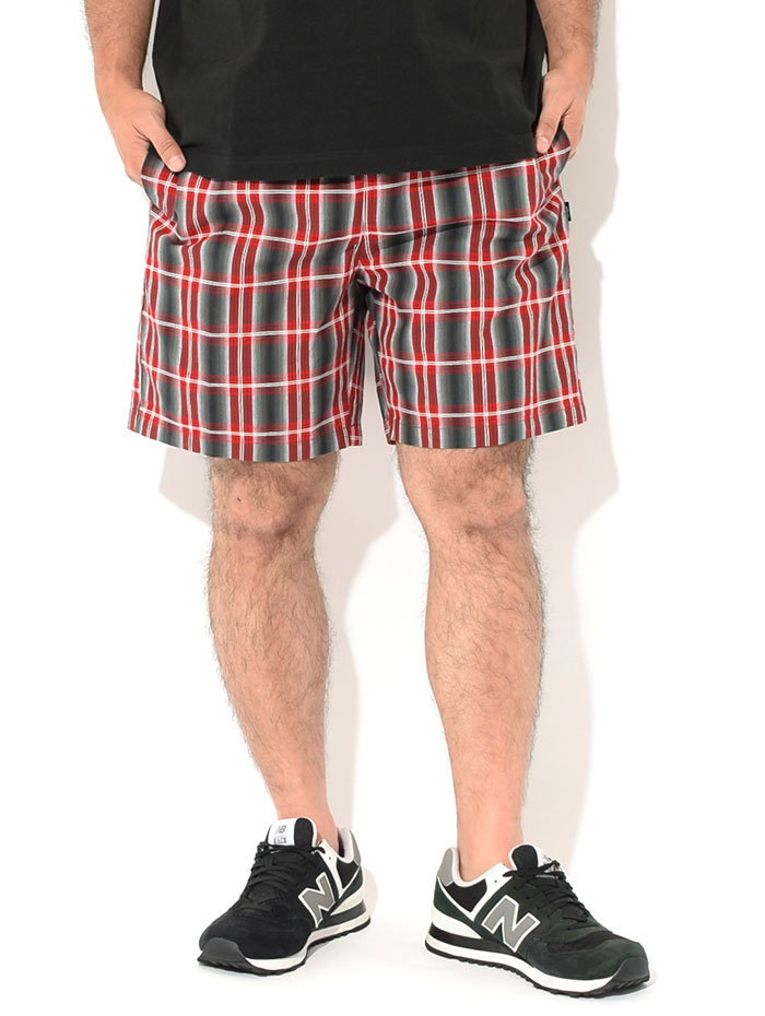 STUSSY（ステューシー） ハーフパンツ メンズ Nepal Plaid Mountain