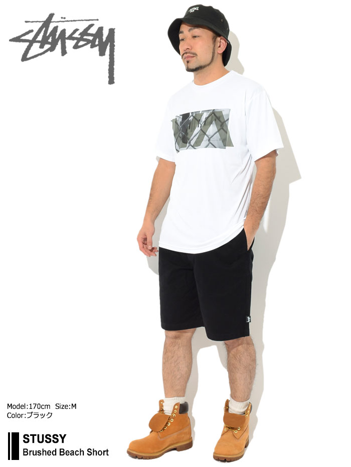 ステューシー ハーフパンツ STUSSY メンズ Brushed Beach ( stussy