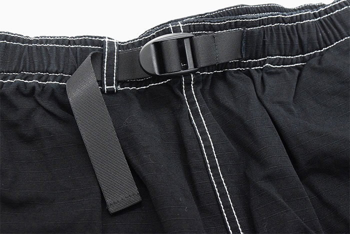 stussy 黒 リップストップナイロンパンツ M リフレクター裏地メッシュ stussy 黒 リップストップナイロンパンツ M リフレクター裏地