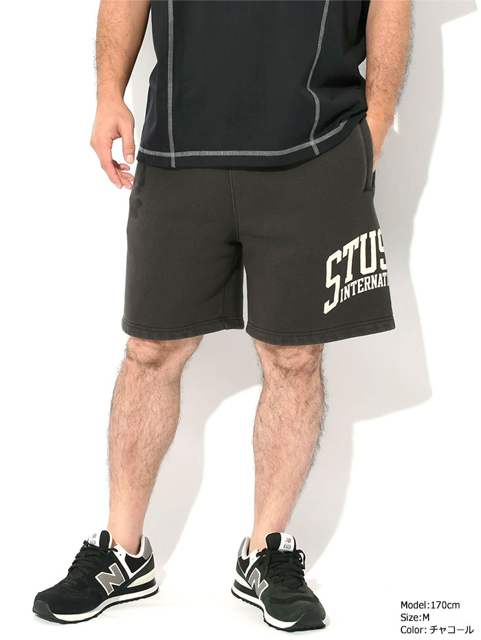 ステューシー ハーフパンツ STUSSY メンズ Stussy INTL ( stussy short pant スウェットショーツ ボトムス 男性用  112318 USAモデル 正規 )