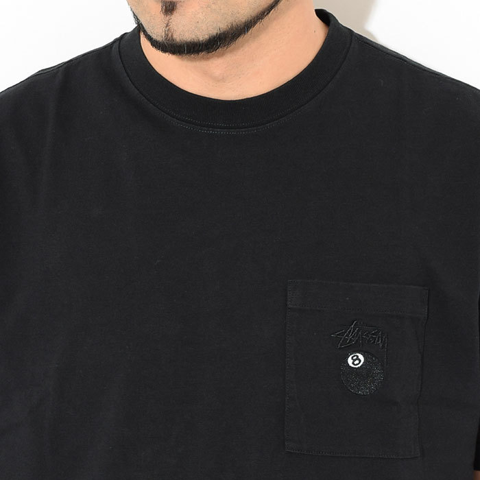 ステューシー カットソー 半袖 STUSSY メンズ 8 Ball Pocket ( stussy crew クルー ポケット Tシャツ トップス  1140236 USAモデル 正規 )