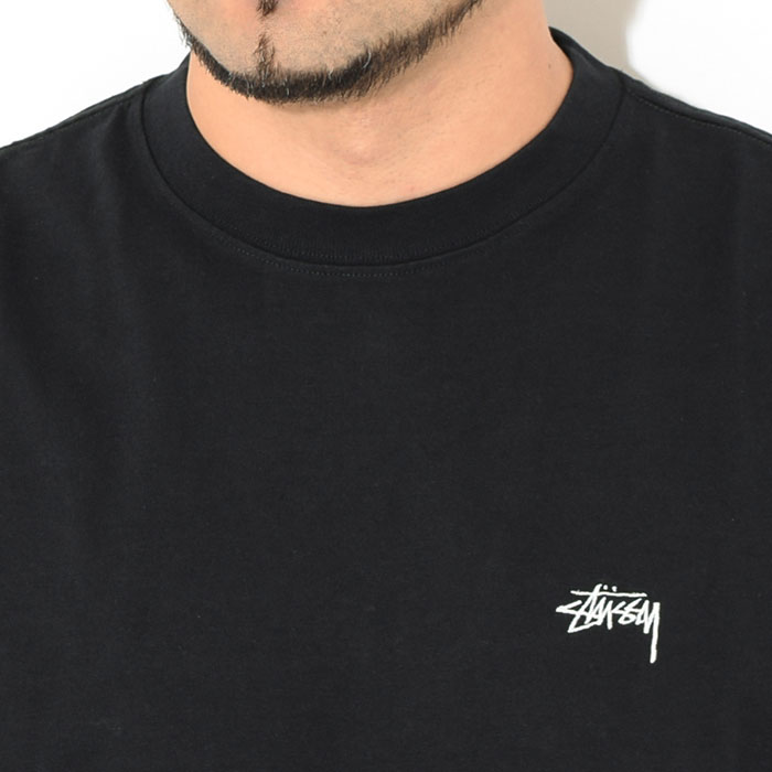 ステューシー カットソー 長袖 STUSSY メンズ Stock Logo ( stussy crew Tシャツ T-SHIRTS トップス 男性用  1140242 USAモデル 正規 )