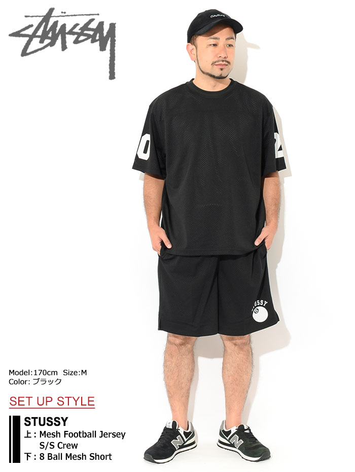 STUSSY ステューシー カットソー 半袖 メンズ Mesh Football