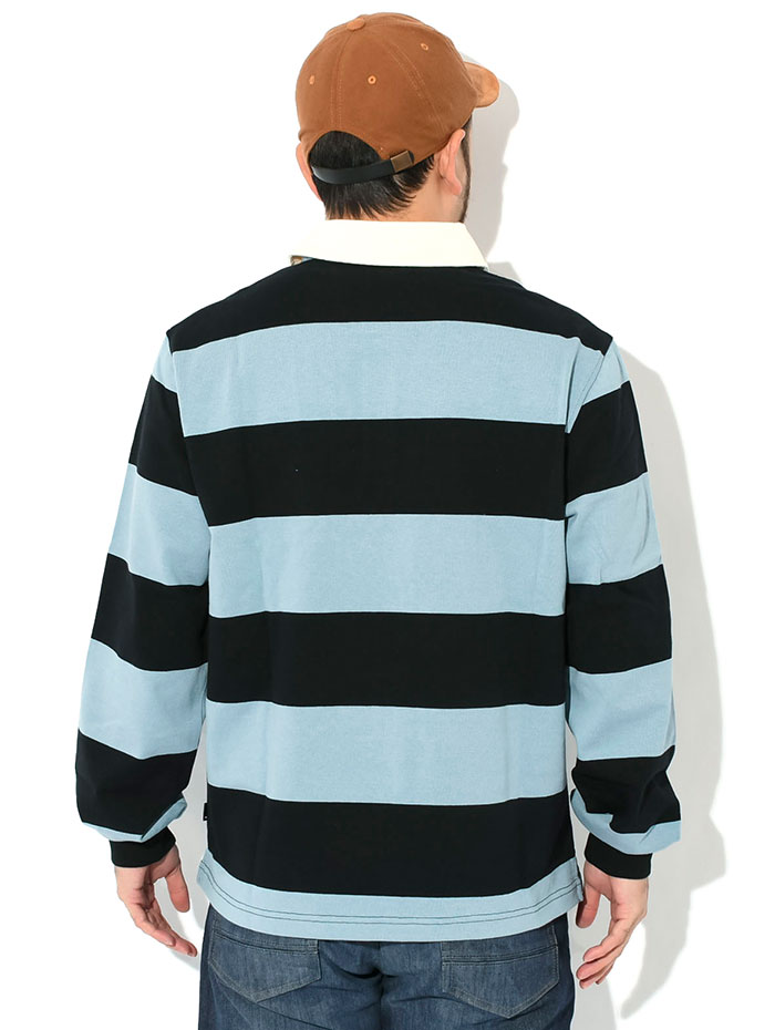 ステューシー ポロシャツ 長袖 STUSSY メンズ Big Stripe Rugby ( stussy polo ラガーシャツ トップス 男性用  1140279 USAモデル 正規 )