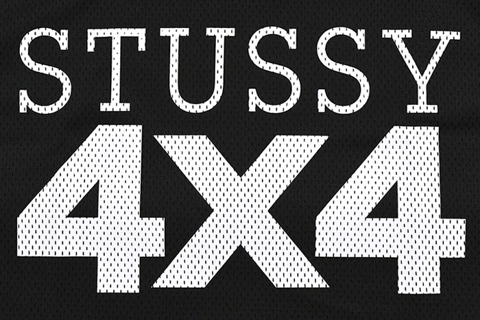 STUSSYステューシーのカットソー 4×4 Mesh Football Jersey07