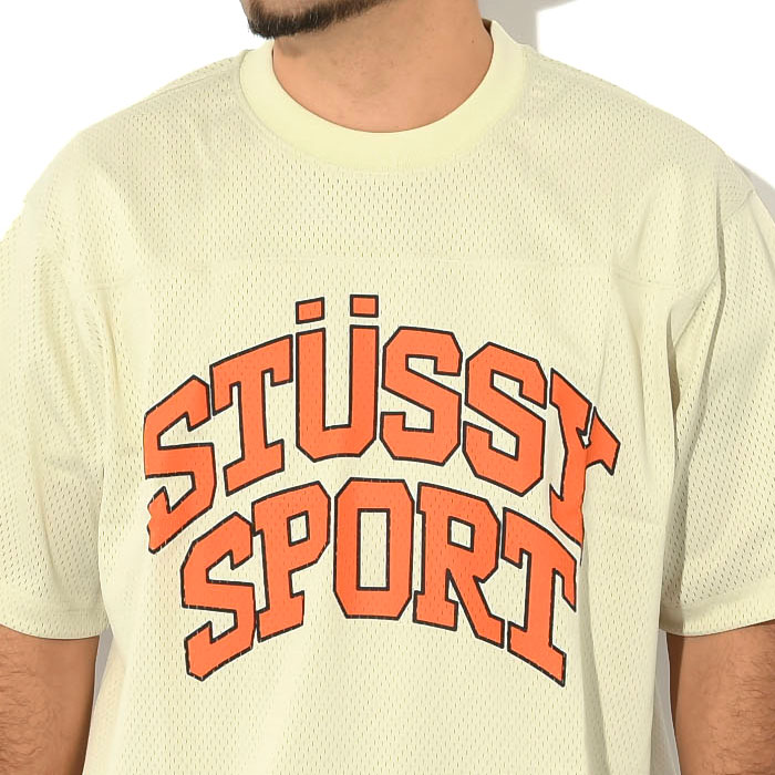 ステューシー カットソー 半袖 STUSSY メンズ Sport Mesh Football 