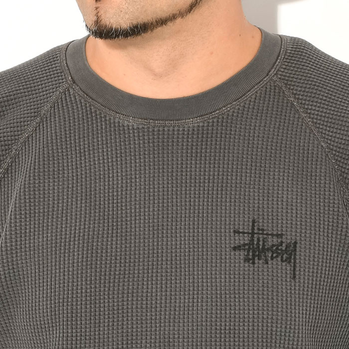 STUSSY ステューシー ラグラン 長袖 メンズ Basic Stock Thermal