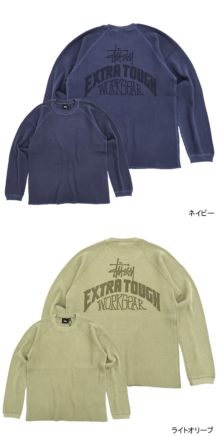 STUSSY（ステューシー） カットソー 長袖 メンズ Extra Tough Thermal