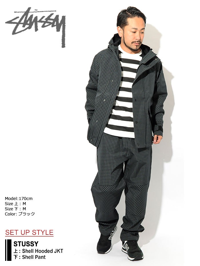 ステューシー ジャケット STUSSY メンズ Shell Hooded (stussy JKT シェルパーカ JACKET アウター ブルゾン  男性用 115459 USAモデル 正規) : stu-115459 : ice field - 通販 - Yahoo!ショッピング