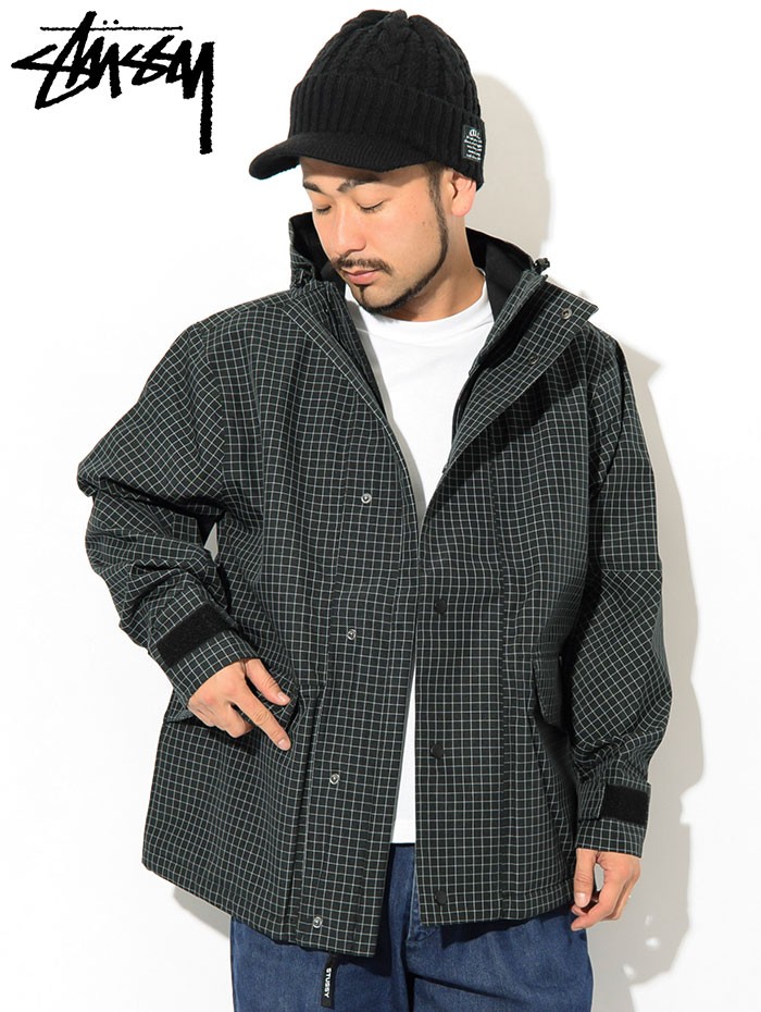 ステューシー ジャケット STUSSY メンズ Shell Hooded (stussy JKT シェルパーカ JACKET アウター ブルゾン  男性用 115459 USAモデル 正規)