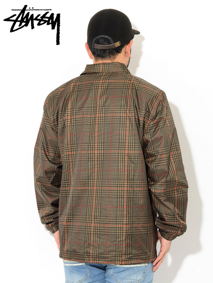 STUSSY（ステューシー） ジャケット メンズ Plaid Coach ( stussy JKT