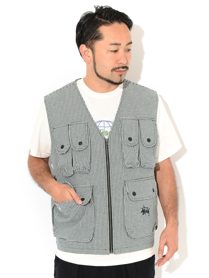 ステューシー ジャケット STUSSY メンズ Houndstooth Work ( stussy