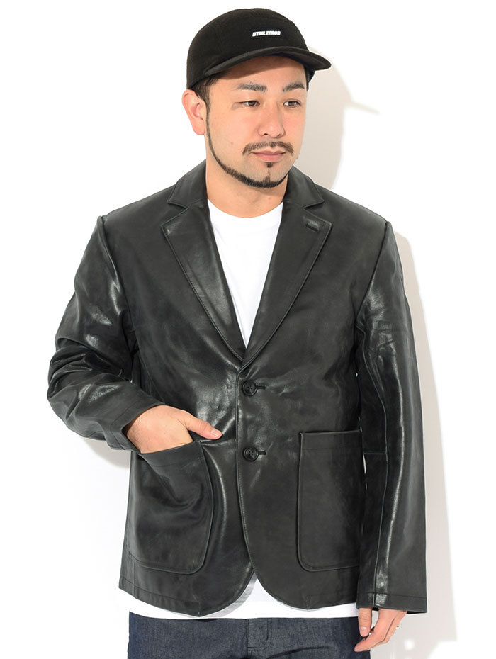 ステューシー ジャケット STUSSY メンズ Leather Sport Coat 限定 (JKT