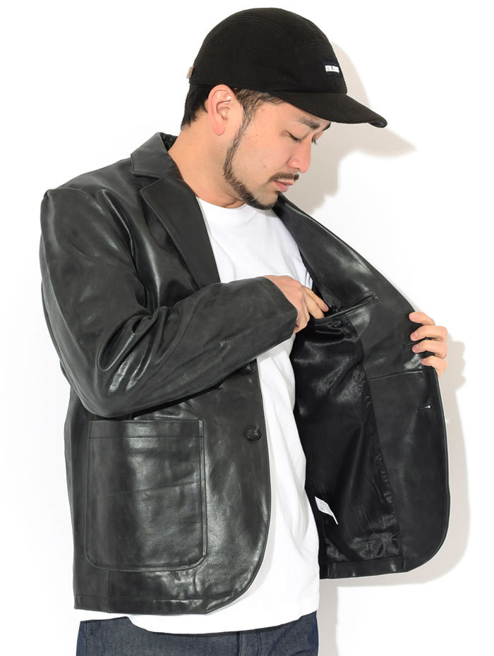 ステューシー ジャケット STUSSY メンズ Leather Sport Coat 限定 (JKT