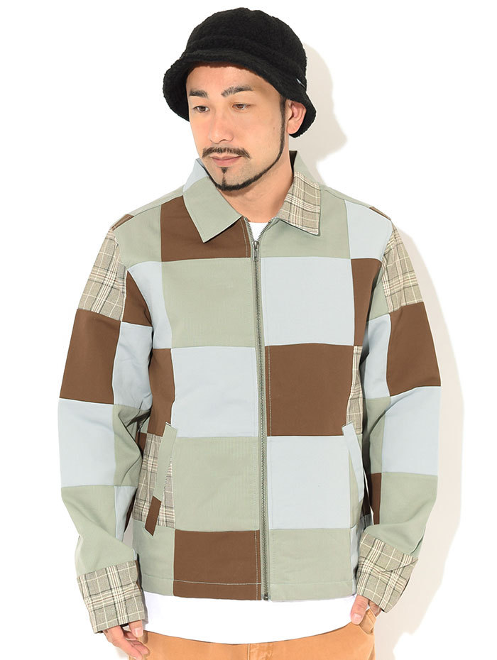 ステューシー ジャケット STUSSY メンズ Patchwork Zip ( stussy JKT パッチワーク JACKET アウター 男性用  115521 USAモデル 正規 )