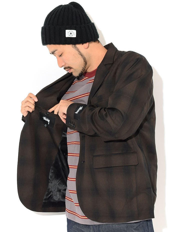 STUSSY ステューシー ジャケット メンズ Shadow Plaid Sport