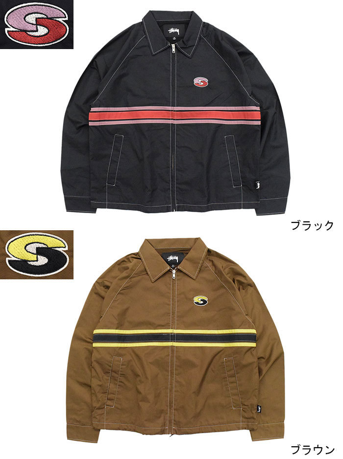 ステューシー ジャケット STUSSY メンズ Stripe Zip ( stussy JKT