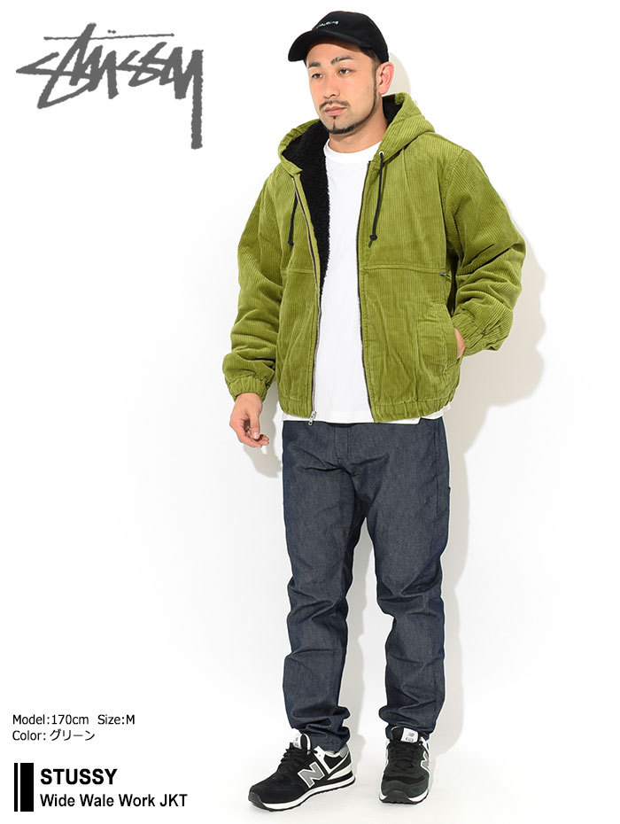 ステューシー ジャケット STUSSY メンズ Wide Wale Work ( stussy JKT