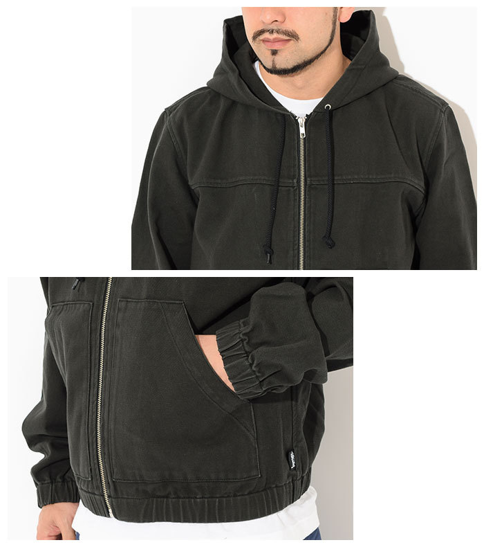 ステューシー ジャケット STUSSY メンズ Solid Work ( stussy JKT ワークジャケット JACKET アウター 男性用  115567 USAモデル 正規 )