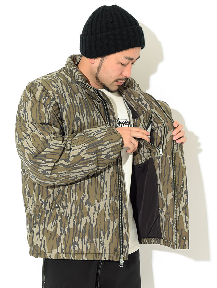 STUSSY ステューシー ジャケット メンズ Mossy Oak Down Puffer