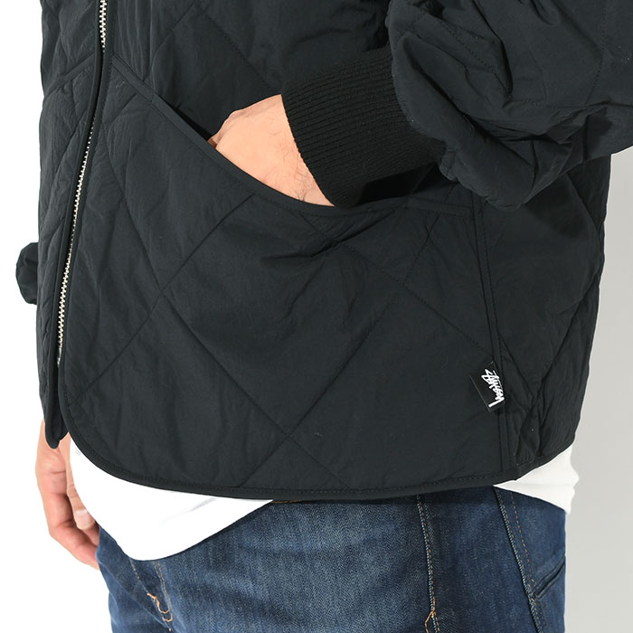 ステューシー ジャケット STUSSY メンズ Dice Quilted Liner ( stussy