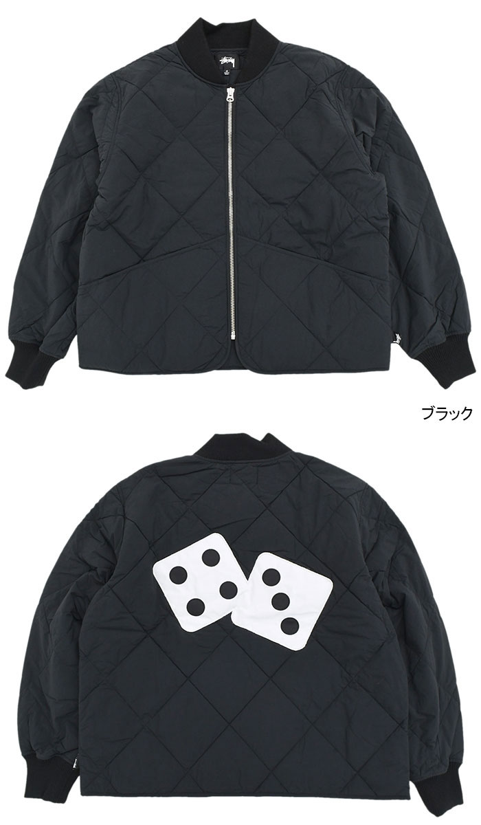 ステューシー ジャケット STUSSY メンズ Dice Quilted Liner ( stussy