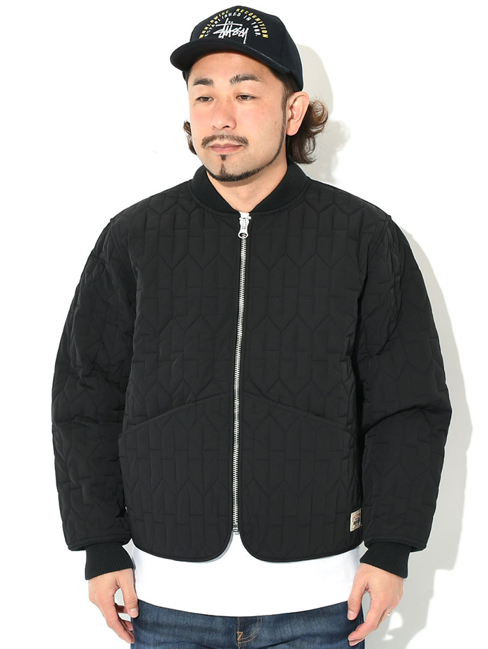 ステューシー ジャケット STUSSY メンズ S Quilted Liner ( stussy JKT キルティングジャケット JACKET  アウター 115670 USAモデル 正規 )