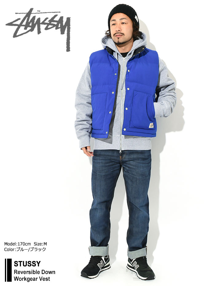 ステューシー ジャケット STUSSY メンズ Reversible Down Workgear (stussy Vest ベスト リバーシブル  ダウンベスト 115676 USAモデル 正規) : stu-115676 : ice field - 通販 - Yahoo!ショッピング