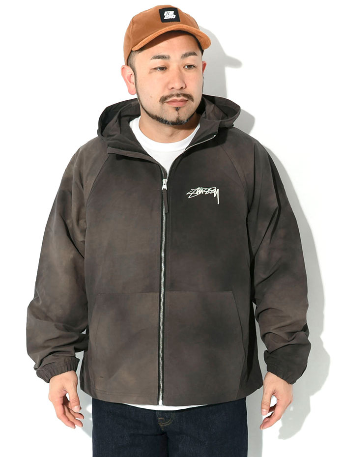 STUSSY ステューシー ジャケット メンズ Wave Dye Beach Shell