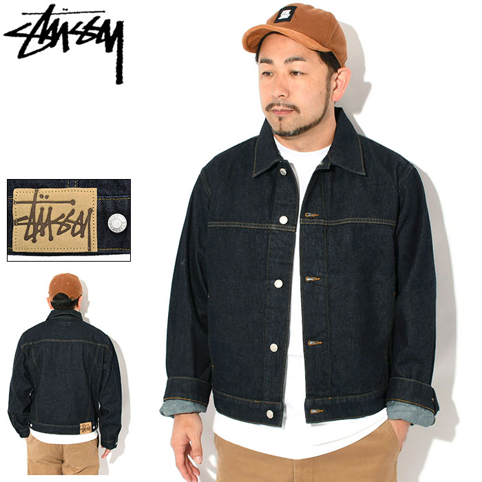 STUSSY アクティブジャケット　デニムパーカー　Mサイズ STUSSY アクティブジャケット デニムパーカー Mサイズ