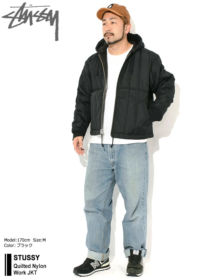 STUSSYステューシーのジャケット Quilted Nylon Work01