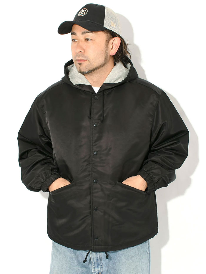 STUSSY（ステューシー） ジャケット メンズ Hooded Coaches ( JKT 中綿
