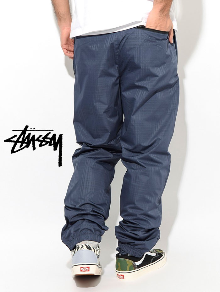 Stussy 青黒チェック ワークパンツ Stüssy 青黒チェック ワークパンツ - メルカリ