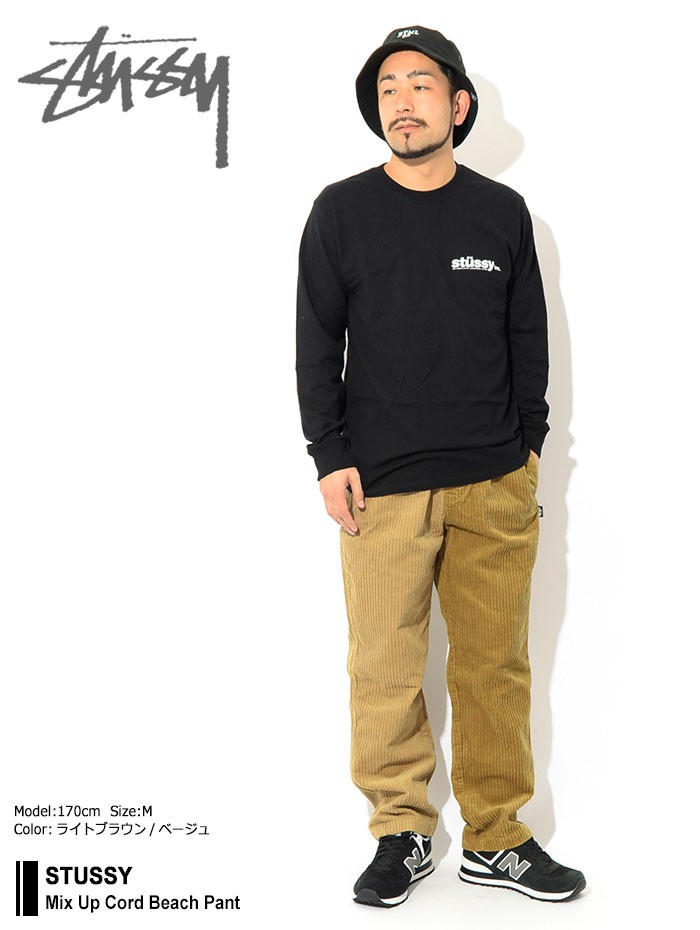 ステューシー パンツ STUSSY メンズ Mix Up Cord Beach ( stussy pant 