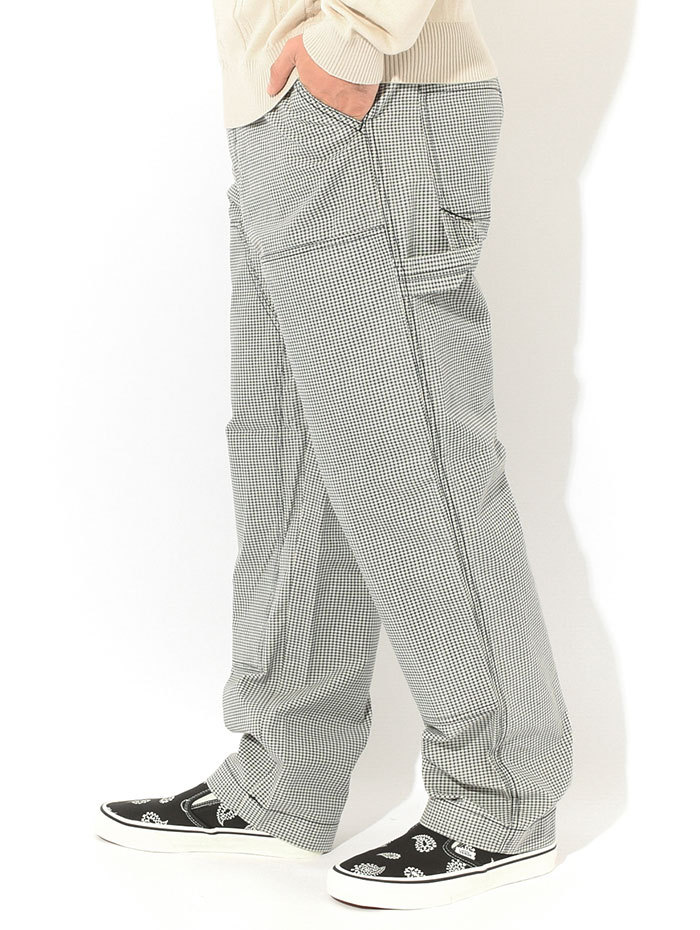 ステューシー パンツ STUSSY メンズ Check Work ( stussy pant ワークパンツ ボトムス 男性用 116465 USAモデル 正規 )