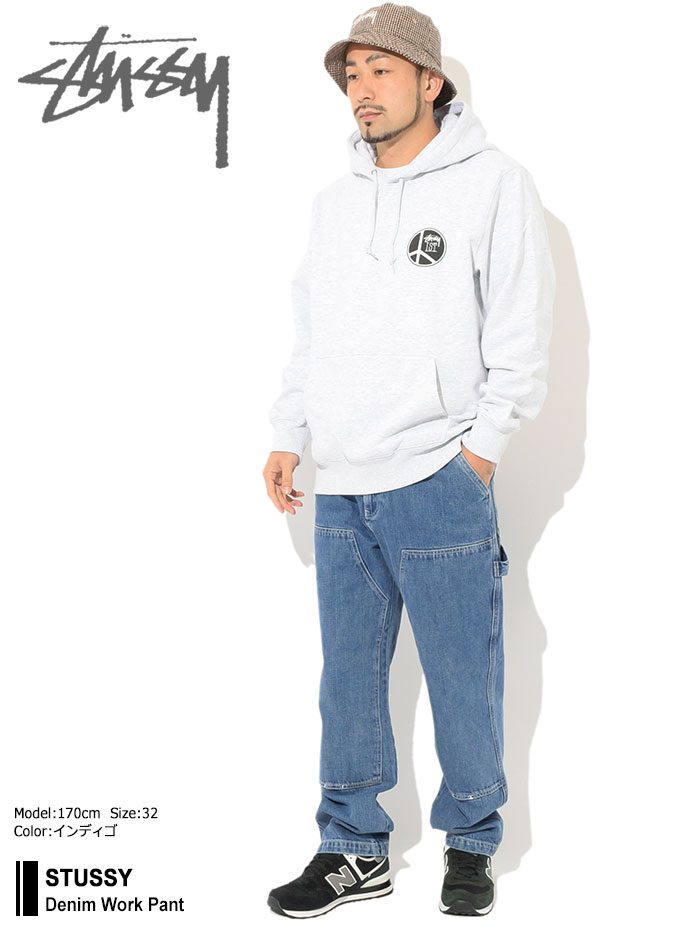 ステューシー パンツ STUSSY メンズ Denim Work ( stussy pant