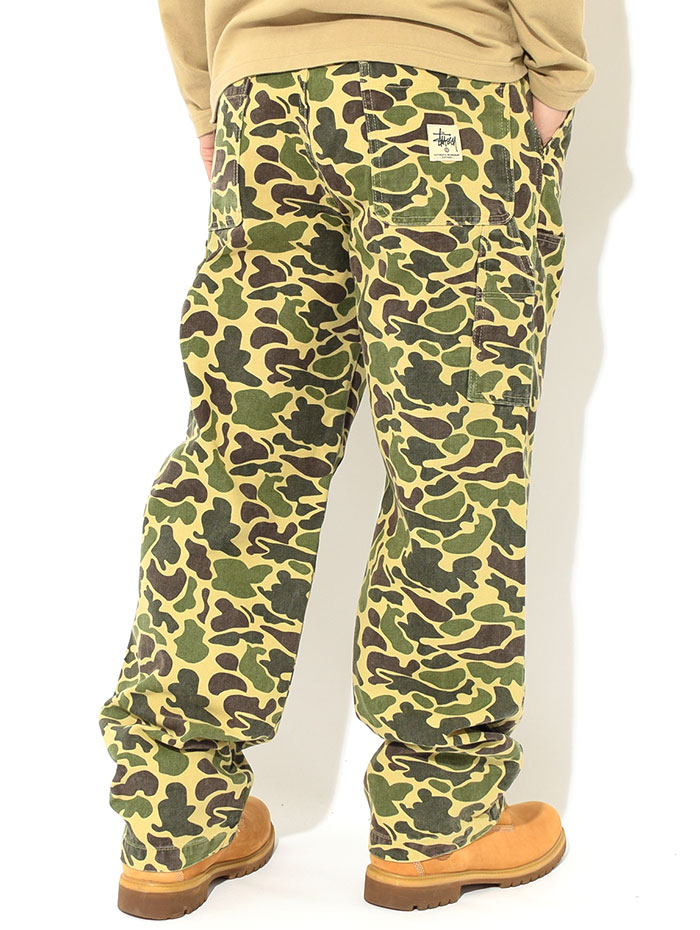 ステューシー パンツ STUSSY メンズ Camo Canvas Work ( stussy pant