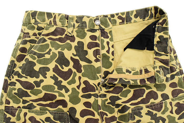 Stussy Camo Canvas Work Pants US 32-33 Double Knee Mens