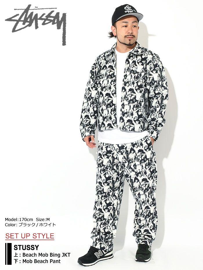 ステューシー パンツ STUSSY メンズ Mob Beach ( stussy pant イージーパンツ ビーチパンツ ボトムス 男性用  116573 USAモデル 正規 )