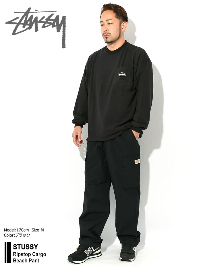 ステューシー パンツ STUSSY メンズ Ripstop Cargo Beach ( stussy 