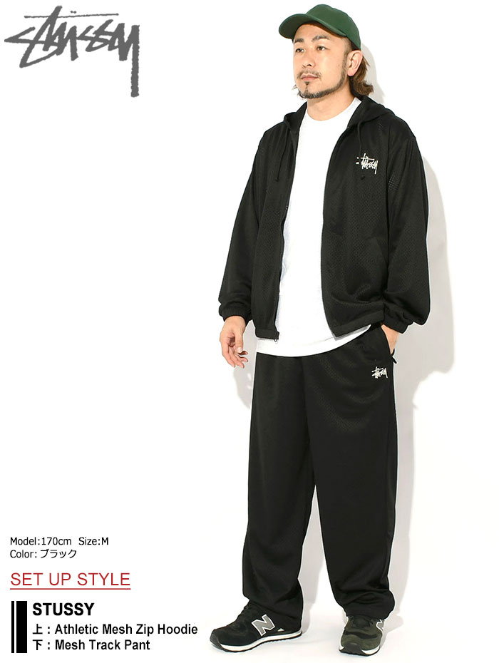 STUSSYステューシーのパンツ Mesh Track Pant01