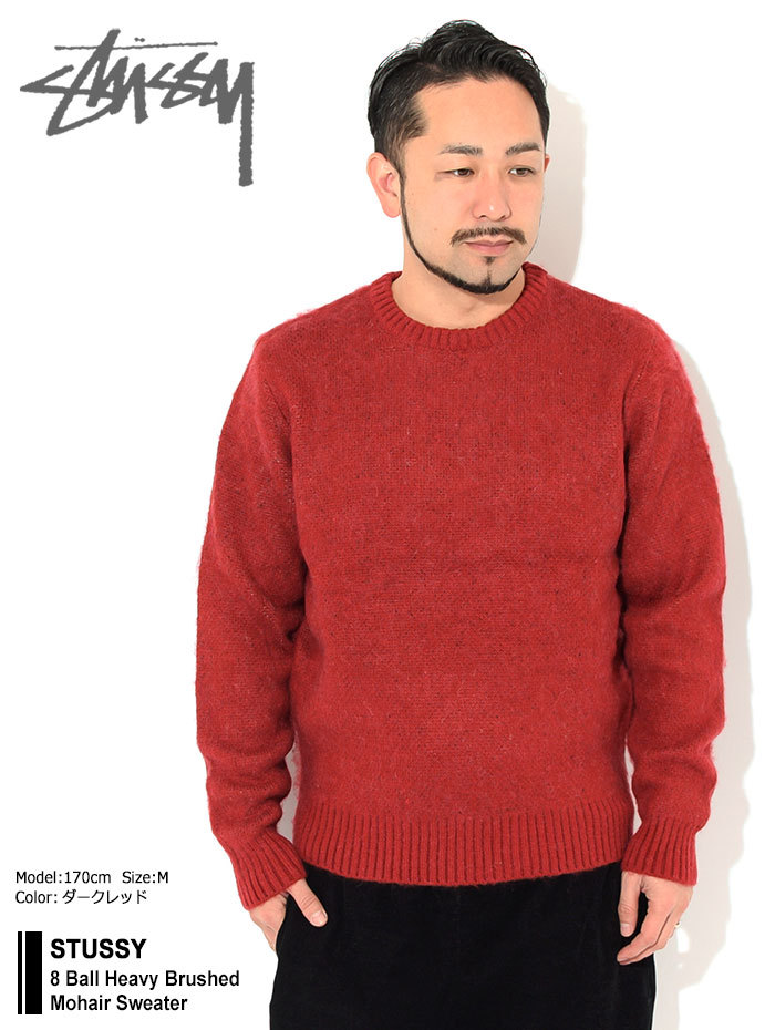 【SALE100%新品】Stussy 8ball Mohair Sweater ニット セーター XL トップス
