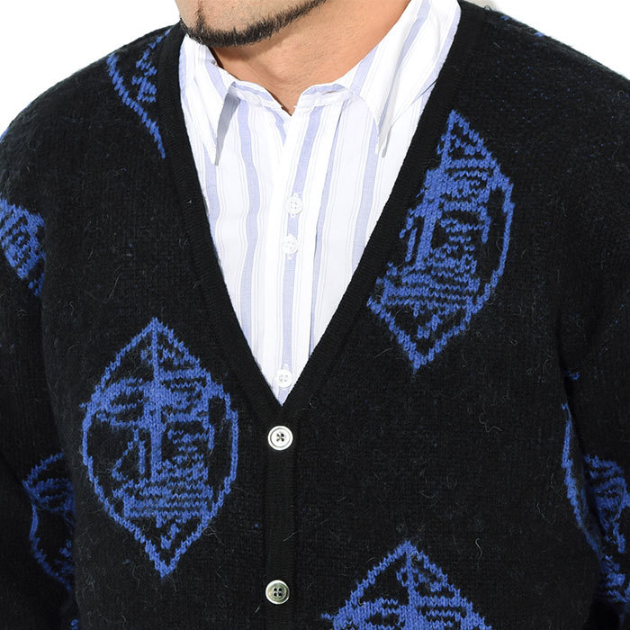 ステューシー カーディガン STUSSY Mohair Mask ( stussy cardigan