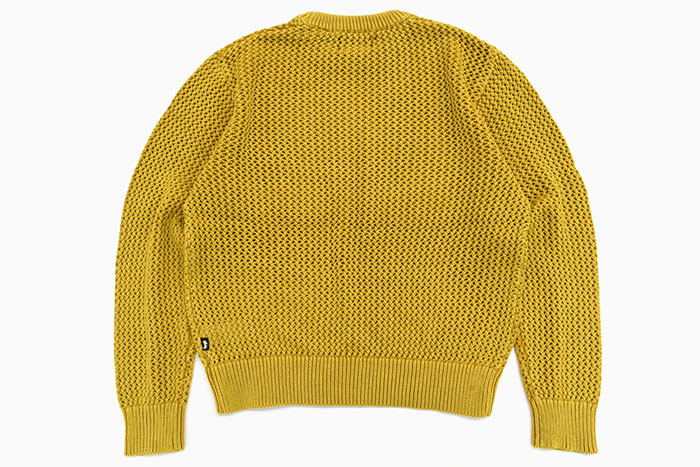 ステューシー セーター STUSSY メンズ 23FA Pigment Dyed Loose Gauge ( stussy sweater  クルーネック ピグメント トップス 117105 USAモデル 正規 )