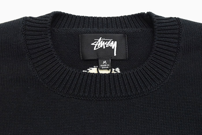 ステューシー セーター STUSSY メンズ Bent Crown ( stussy sweater クルーネック トップス メンズ・男性用  117130 USAモデル 正規 )