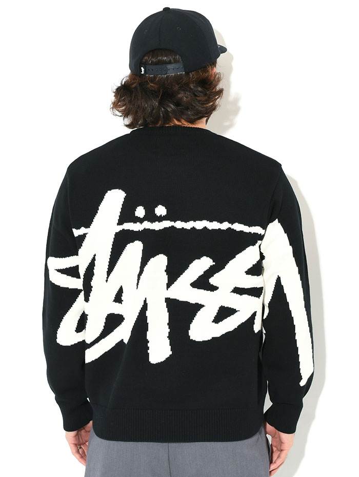 ステューシー セーター STUSSY メンズ Stock ( stussy sweater クルー