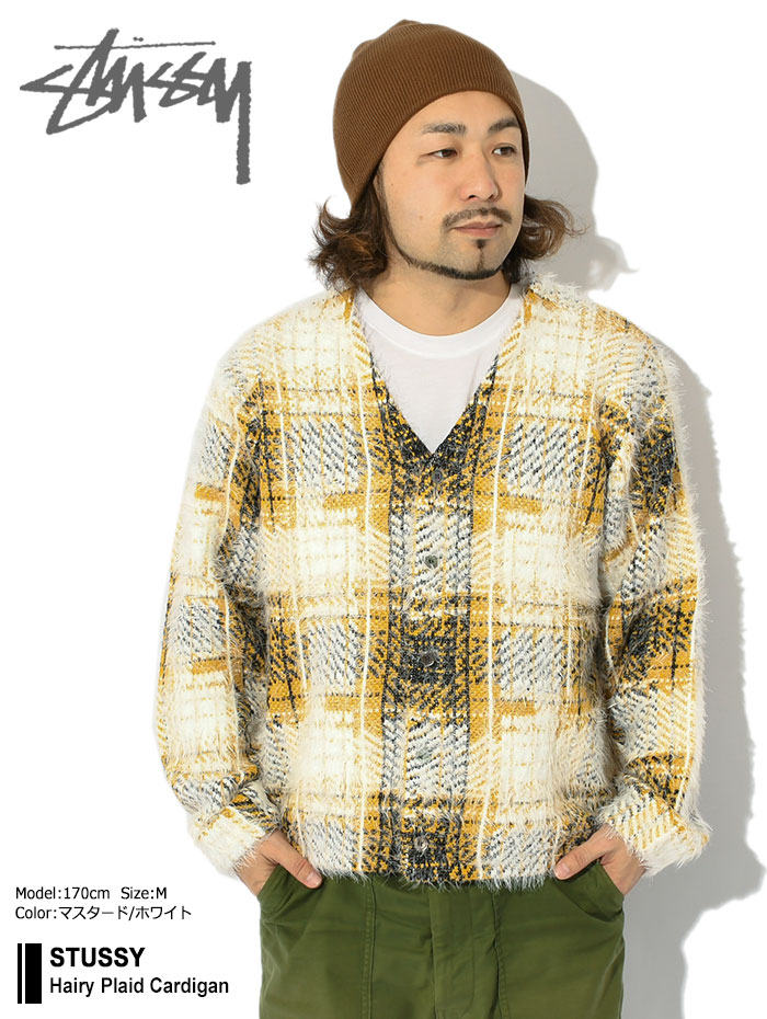 STUSSY ステューシー カーディガン Hairy Plaid ( stussy STUSSY ステューシー カーディガン Hairy Plaid ( stussy