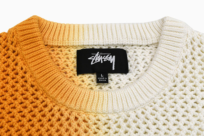 イエロー（黄色）系 L STUSSY(ステューシー) ニット・セーター