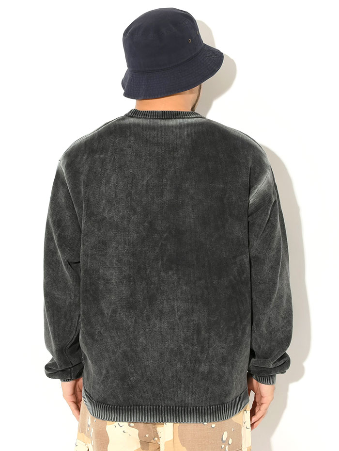 STUSSY FADED COTTON ニット CREW セーター 3色 送料込み